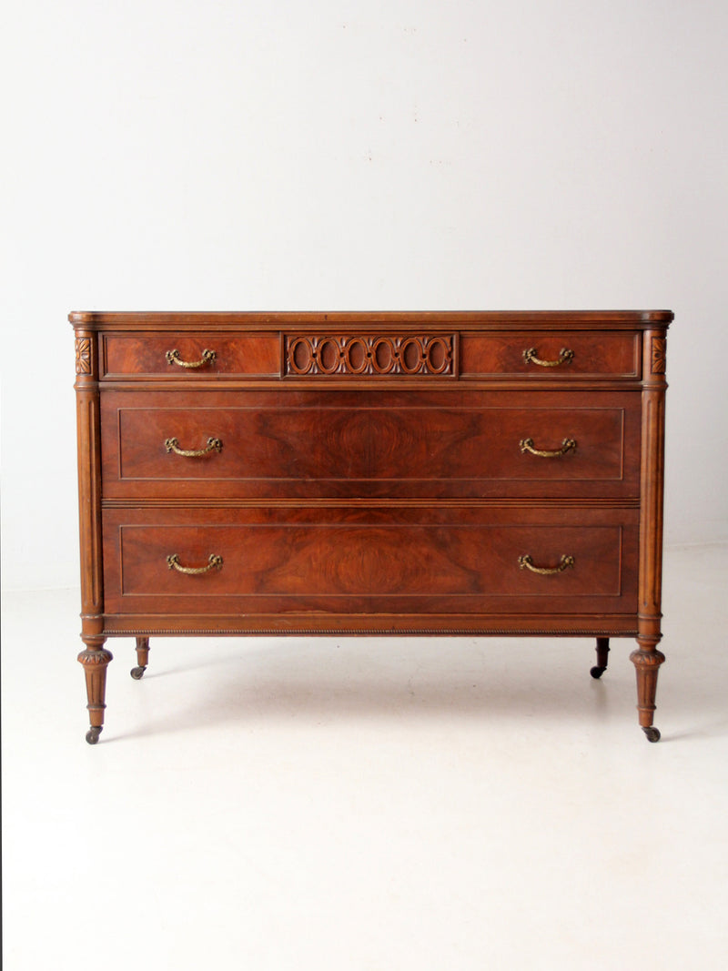 antique Louis XVI style chest of drawers