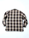 vintage Sears plaid flannel shirt jacket