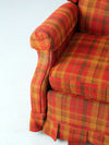 vintage 1970s plaid recliner