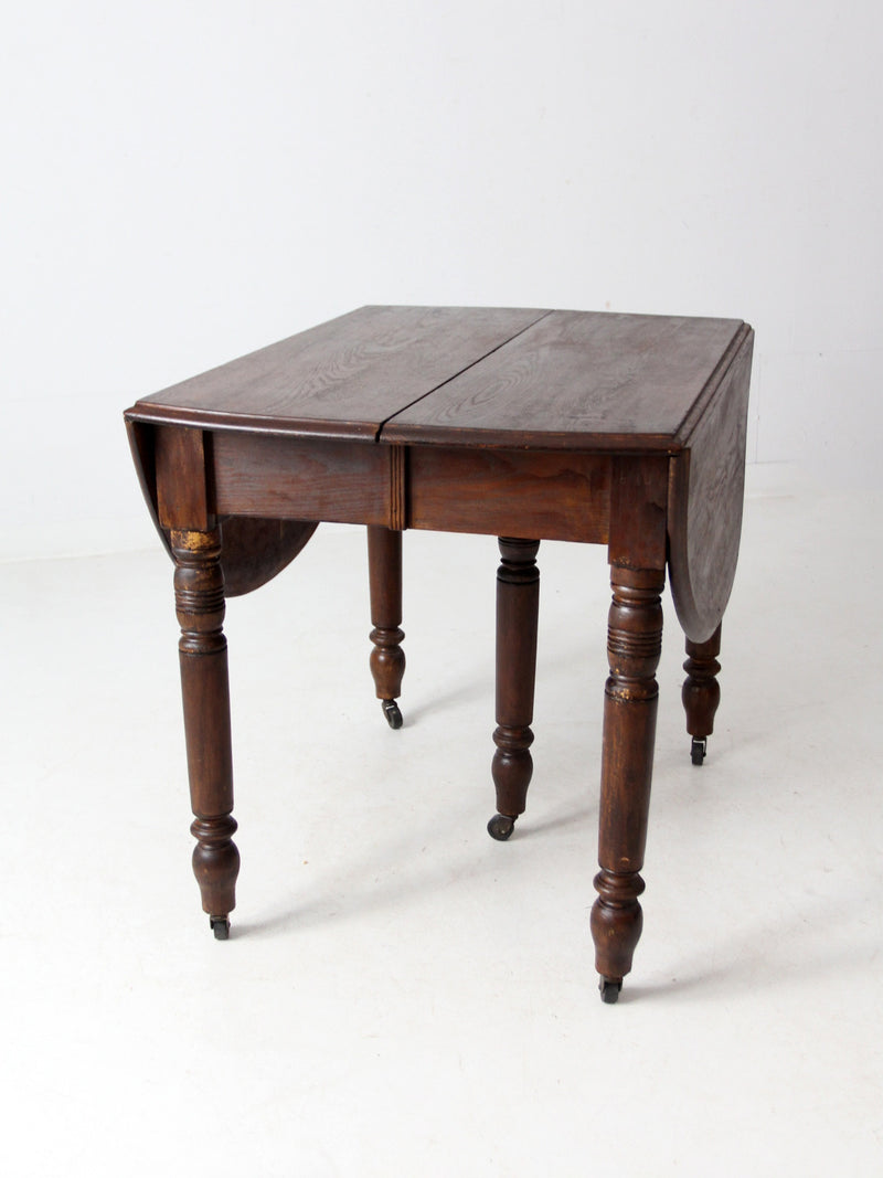 antique drop leaf table with extensions