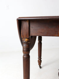 antique drop leaf table with extensions