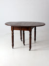 antique drop leaf table with extensions