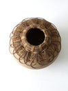 vintage Hilda Kidd Wisenmeyer "basket pottery" vase