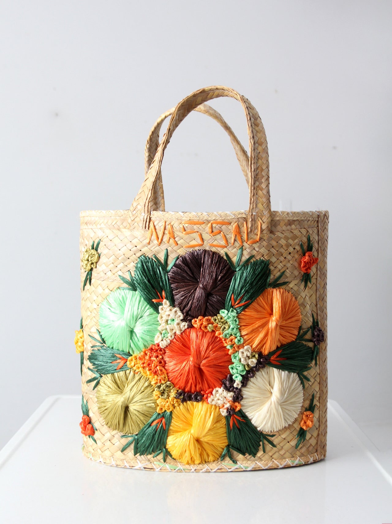 70’s Retro Woven Market Bag factory