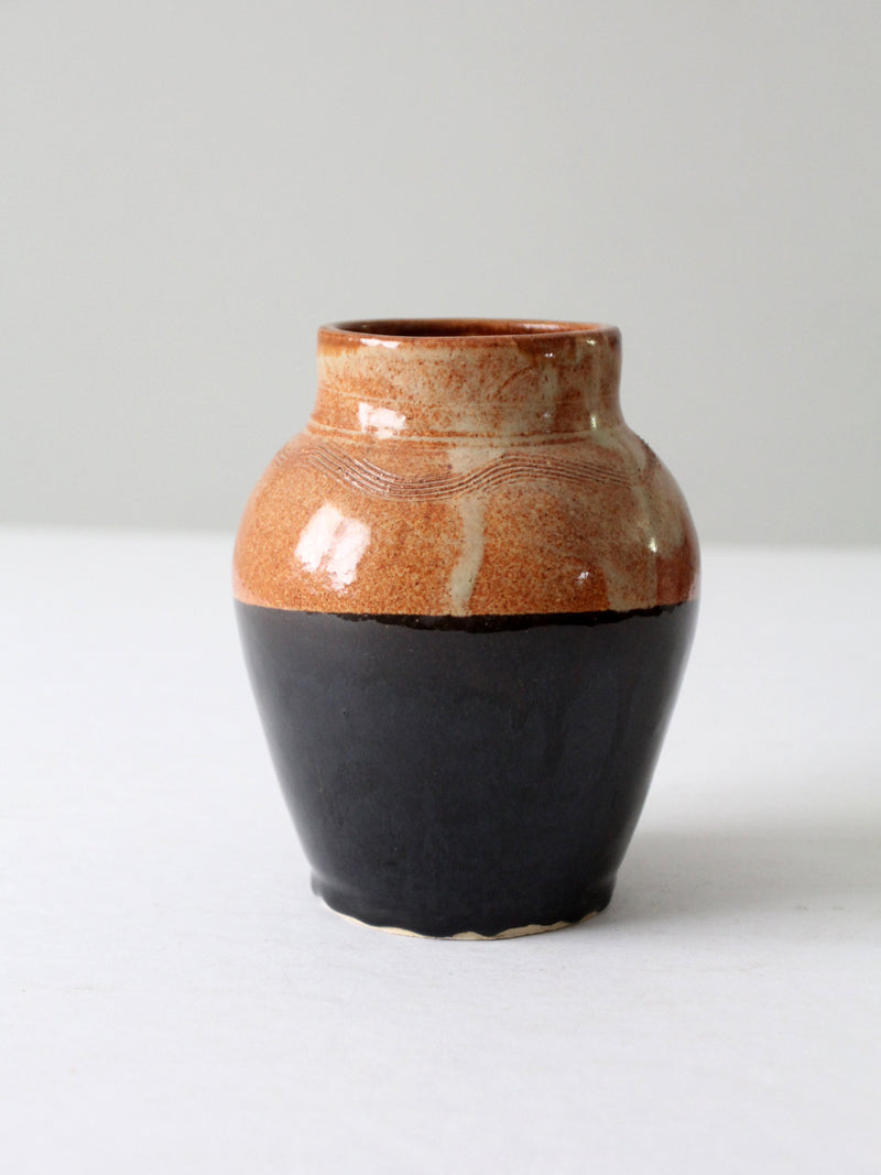 vintage studio pottery vase