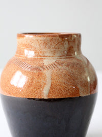 vintage studio pottery vase