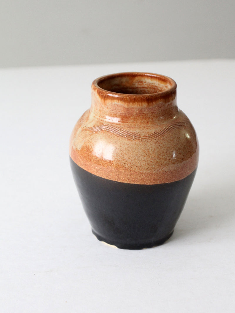 vintage studio pottery vase