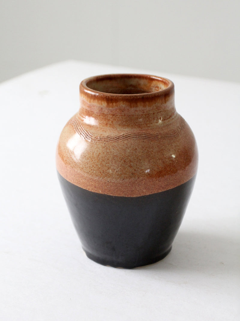 vintage studio pottery vase