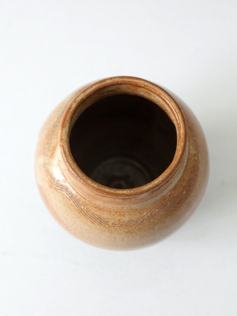 vintage studio pottery vase