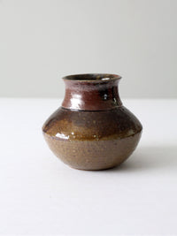 vintage studio pottery vase