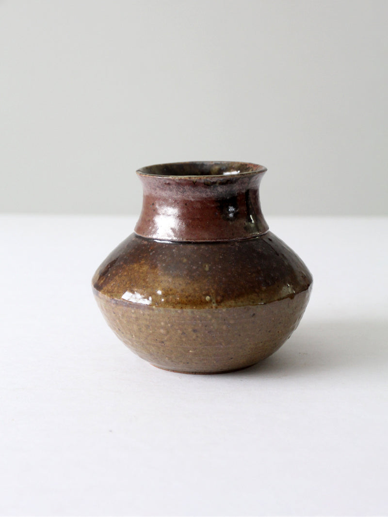 vintage studio pottery vase