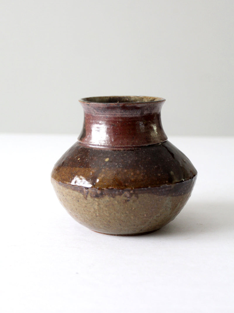 vintage studio pottery vase