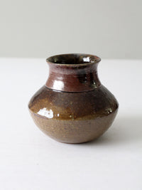 vintage studio pottery vase