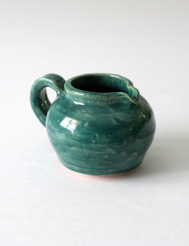 vintage studio pottery small pitcher