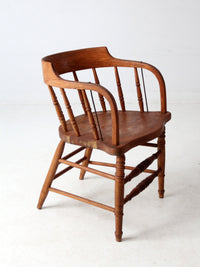 antique captain's chair