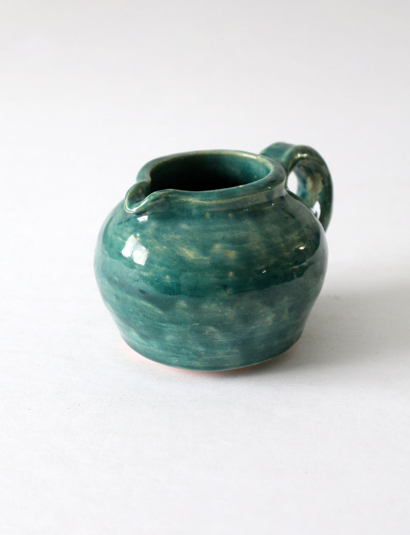 vintage studio pottery small pitcher