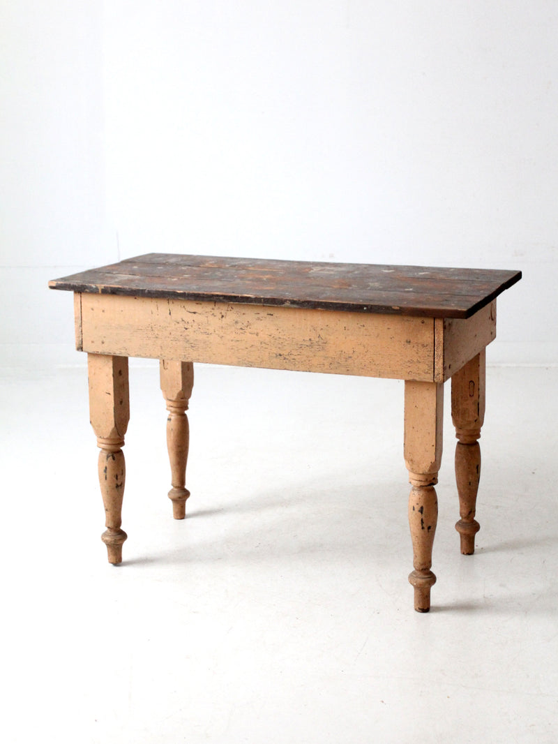 antique primitive work table