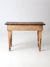 antique primitive work table