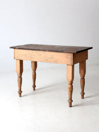 antique primitive work table