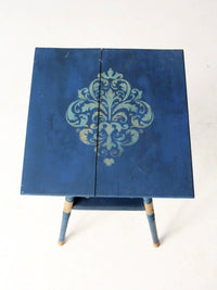 antique painted accent table