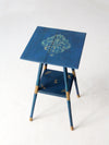 antique painted accent table