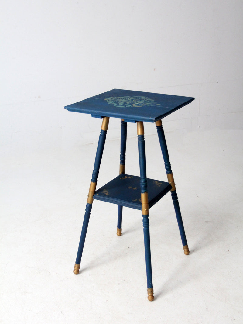 antique painted accent table