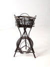 antique Adirondack twig table plantstand