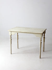 antique painted wood table