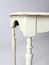 antique painted wood table