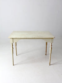 antique painted wood table