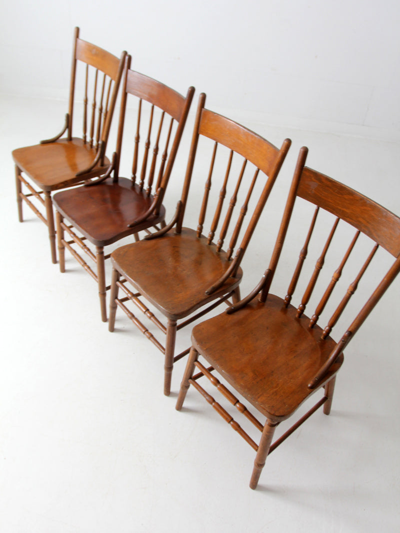 antique farmhouse dining chairs set of 4