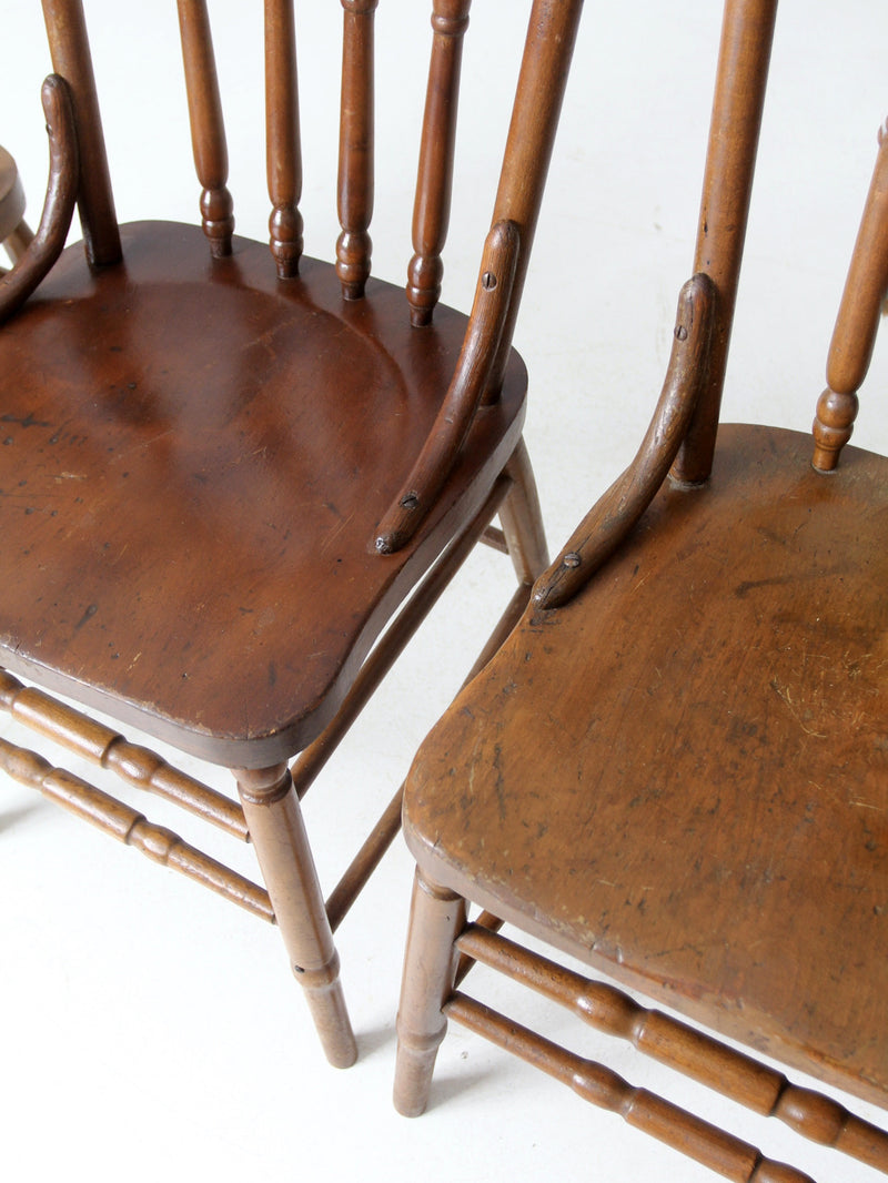 antique farmhouse dining chairs set of 4