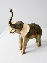 vintage brass elephant