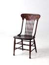 antique pressed back chair