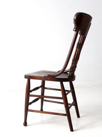 antique pressed back chair