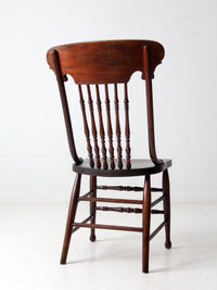 antique pressed back chair