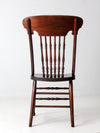 antique pressed back chair