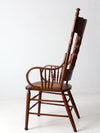 antique pressed back armchair