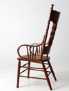 antique pressed back armchair