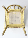 antique chippy paint spindle back chair