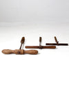 antique primitive t-handle drill set of 3