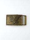 vintage brass eagle belt buckle