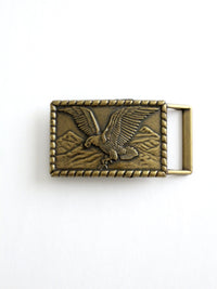 vintage brass eagle belt buckle