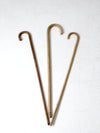 vintage wood canes set of 3