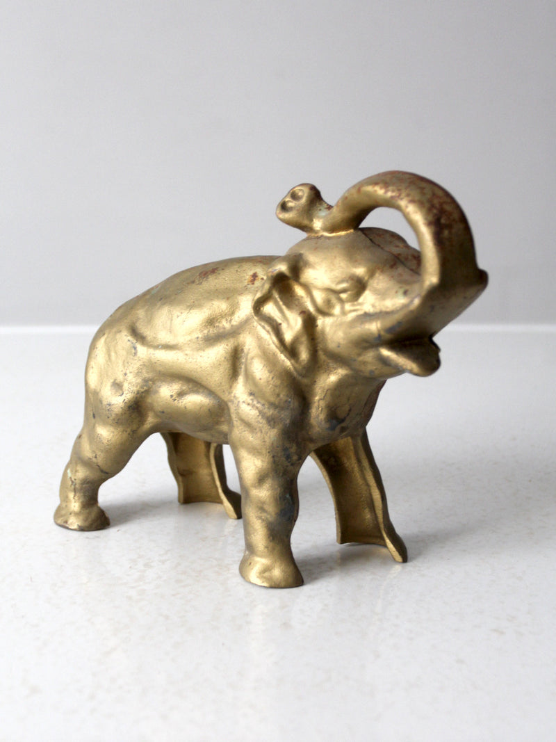 antique cast iron elephant bank