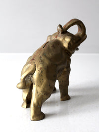 antique cast iron elephant bank