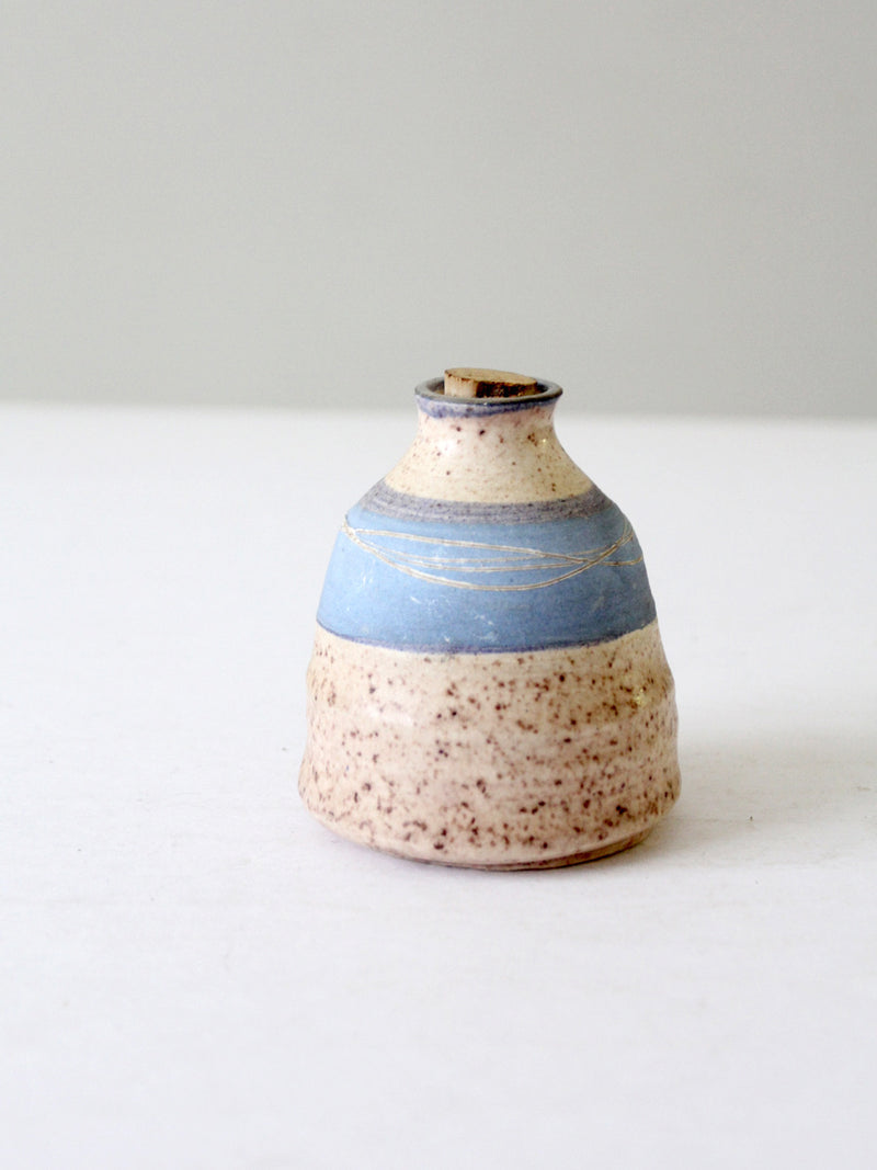 vintage studio pottery jar