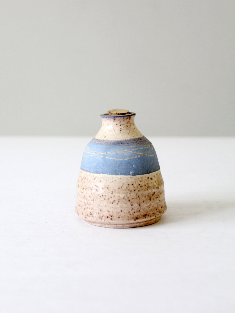 vintage studio pottery jar