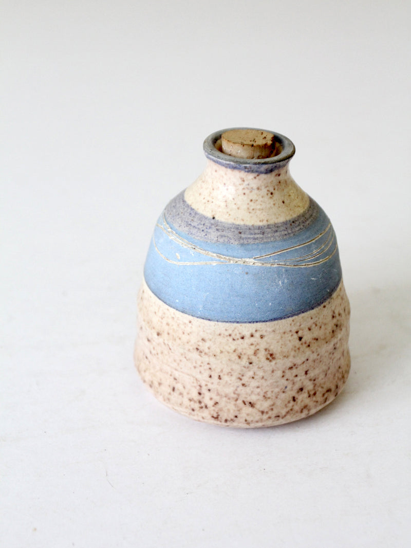 vintage studio pottery jar