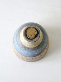 vintage studio pottery jar